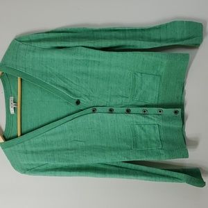 Cabi Green button down